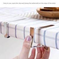 Supports de nappe triangulaires fixes en acier inoxydable de style américain pour mariages et fêtes de remise des diplômes
