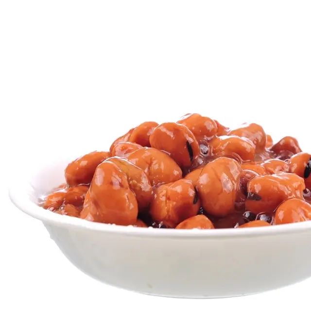 Barang Makanan Cina Kualitas Tinggi 400G Kacang Lebar Kaleng