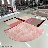 Tapis tufté à la main en laine, tencel, bambou et soie, tapis de sol fait main pour salon, chambre à coucher, décoration moderne de la maison