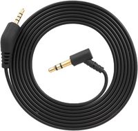 Strictement adapté QuietComfort3 QC3 câble Audio et vidéo adaptateur 2.5mm à 3.5mm pour l'enregistrement du câble casque QuietComfort