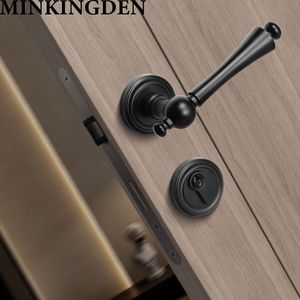 Mô Hình Mới Phong Cách Nghệ Thuật BR5-2289 Antique Bronze Nội Thất Bằng Gỗ Cửa Hoa Hồng Khóa Rắn Brass Khóa Cửa Xử Lý - Product Image 4