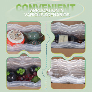 Stok tersedia Film bantalan udara Anti tabrakan tas tiup bahan pembungkus tas penyangga untuk e-commerce Express kemasan dan isi - Product Image 5