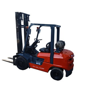 รถยกมือสอง 2.5 ตัน รุ่น FG25 ราคาถูก ยางตัน เครื่องดีเซล เสากระโดงสองตอน ใช้งานน้อย - Product Image 1