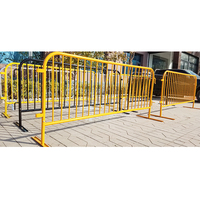 Barrière de sécurité robuste en acier galvanisé pour concerts, barrière de contrôle des foules, clôture écologique, design imperméable, clôture de sécurité 4 pieds