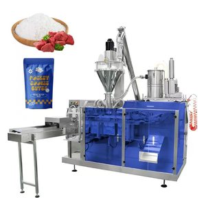Machine de pesage et de remplissage automatique pour sachets préformés de 100g, 200g, 500g, 1000g de poudre de lait probiotique et de poudre de protéines de lactosérum - Product Image 4
