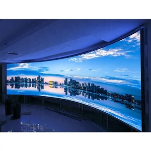 Trong nhà linh hoạt Bảng điều khiển vòng tròn <span class=keywords><strong>360</strong></span> độ P2 Roll-up màn hình hiển thị hình dạng tùy chỉnh vòng hai mặt <span class=keywords><strong>LED</strong></span> quảng cáo xi lanh tường - Product Image 2