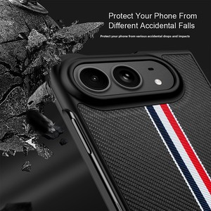 โรงงานฮวนมินนำเสนอเคสโทรศัพท์แบบพับได้สำหรับ iPhone Ultra ลายรวงข้าว ออกแบบสไตล์ธุรกิจสำหรับ Apple 18 - Product Image 3