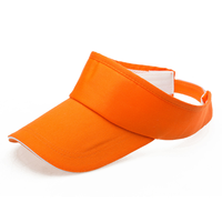 Verano deportes poliéster algodón sol sombrero color sólido correr ciclismo béisbol sombreros logotipo personalizado visera a prueba de sol sombreros