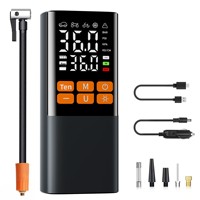 Cross-border Exclusive Car air Pump Automatic Stop-and-start Electric Tire Inflator Wireless Digital Display ABS Material