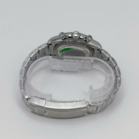 Montre à mouvement VK63, montre argentée avec calendrier, matériau en acier inoxydable 904L, six aiguilles, chronographe segmenté, montre pour homme