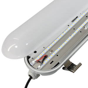 Lámpara LED Tri-Proof de 3 CCT con Carcasa de PC, Resistente al Agua IP65, 2 pies/4 pies/5 pies, Sensor de Microondas de Emergencia para Almacenes - Product Image 5