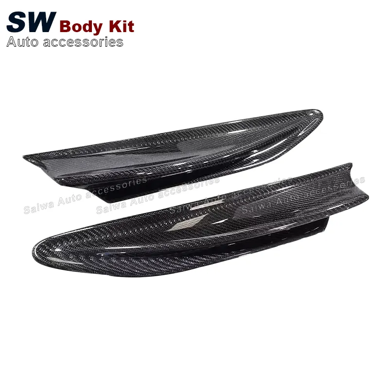 Fit untuk Toyota GT86/Subaru Brz 2012-2017 Mobil Styling Tubuh Kit 2 Pcs/set Serat Karbon Mobil Depan Fender Air Outlet Sisi Sirip Ikan