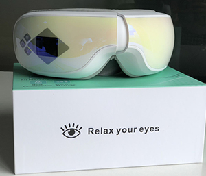 Xách tay LCD không dây thông minh áp suất không khí Iris massage mắt màu xanh răng âm nhạc 4D rung nước nóng điện Eye Massager - Product Image 6