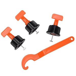 Tile Leveling <b>Tool</b> Plastic <b>Clips</b> With Steel Needles For Floor Tile Joints Self Adhesive Installation - Product Image 1