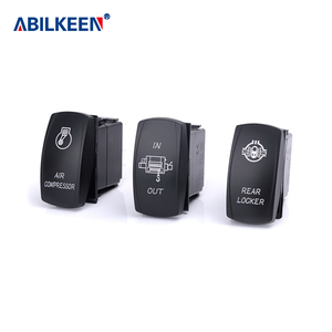 Chất lượng cao 12V 20A 24V màu xanh LED Xe thuyền 4x4 Marine Dash chuyển đổi Rocker chuyển ON-OFF 4 pin Rocker chuyển đổi - Product Image 2