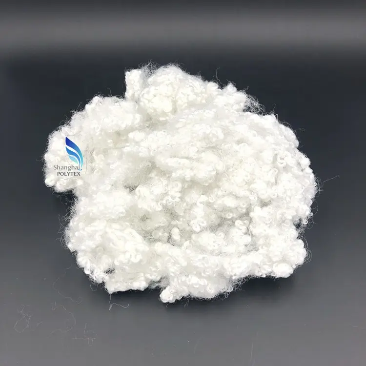 100% 처녀 학년 중공 공예 siliconized 폴리에스테르섬유/HCS 섬유 7d 15d 작성 또는 비 짠