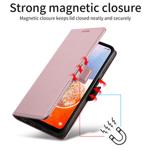 เคสโทรศัพท์แบบกระเป๋าสตางค์สำหรับ <span class=keywords><strong>Xiaomi</strong></span> Redmi Note 14 Pro Redmi 15C <span class=keywords><strong>Xiaomi</strong></span> 17  วัสดุหนัง PU พร้อมขาตั้ง ช่องใส่บัตร  ปลอดภัยต่อสิ่งแวดล้อม - Product Image 3
