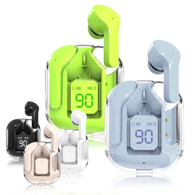 Earphones Headphones Earphones Waterproof BT Wireless Wired Gaming Earbud In-Ear Over-Ear Transparent Case Headphones for Sports