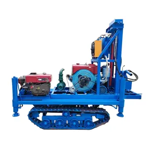 European Market trailer mounted small model crawler used tractor mounted water well drilling rig machine