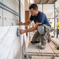 Genouillères de chantier pour travaux en béton, protections de genoux rigides en gel absorbant les chocs avec large sangle Velcro pour les ouvriers du bâtiment