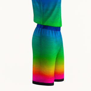 Ensemble d'uniformes de basket-ball de qualité supérieure Maillot et short réversibles Conception de logo personnalisé pour les vêtements de l'équipe de club - Product Image 3