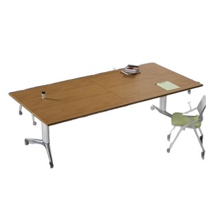 Ryoman Conference Table 180Cm X 90Cm Folding With Wheels Office Meeting Desk Educational Training Use - Product Image 1