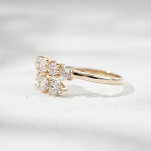 แหวนเพชรเพาะเลี้ยงจากห้องปฏิบัติการ Starsgem ทองคำแท้ 10k DEF VS แหวนแต่งงาน แหวนทอง - Product Image 2