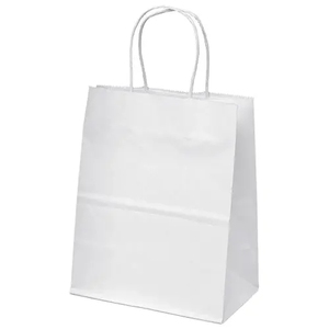 Paper Clothing Bags Black White Brown <b>Biodegradable</b> Kraft Environment Friendly Paper <b>Packaging</b> Shopping Bag - Product Image 2