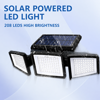 Lampes solaires LED de jardin, imperméables, automatiques, en forme de mandala, avec panneau solaire blanc chaud