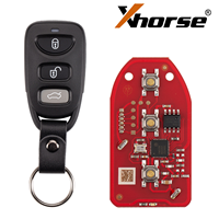 Clé à distance VVDI Xhorse XKHY21EN programmeur de clé de voiture pour véhicules Hyundai fonctionne avec machine de diagnostic et porte-clés