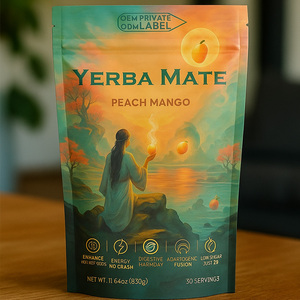 Nhà Máy bán hàng trực tiếp ngay lập tức bột trà <span class=keywords><strong>3</strong></span> trong <span class=keywords><strong>1</strong></span> siêu uống Yerba Mate trà đào xoài hương vị Yerba Mate Bột trà - Product Image 4