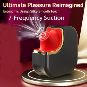 เครื่องดูดกระตุ้นรูปทรงรูบิค ของเล่นทางเพศสำหรับผู้หญิง คู่รัก เลสเบี้ยน 7 โหมดสั่นสะเทือน รูปทรงปาก กระตุ้นหน้าอก กันน้ำ ชาร์จ USB ได้ - Product Image 2