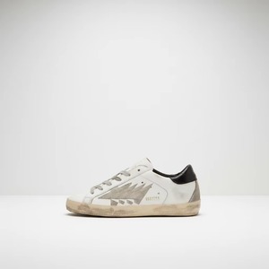Zapatillas deportivas retro de lujo para mujer, con cierre de cordones, entresuela ligera, aptas para todas las estaciones, color blanco. - Product Image 3