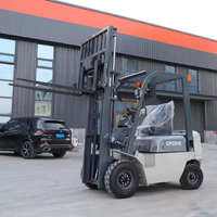 Chariot élévateur diesel mini 1,5 tonne 2 roues motrices, norme EPA Euro5, moteur silencieux pour atelier et supermarché, livraison gratuite