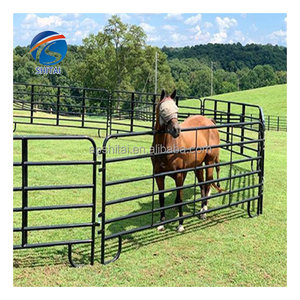 最新の近代的な金属コラルフェンスパネルパウダーコーティング家畜牛ホースフェンス防錆亜鉛メッキ溶接ホースヤード - Product Image 5