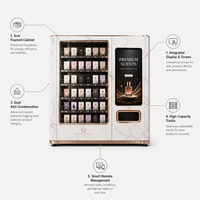 Máquina expendedora inteligente Smart Lift, equipo de venta de cajas sorpresa de juguetes de moda con caja de luz LED y puerto de recogida antipinzamiento