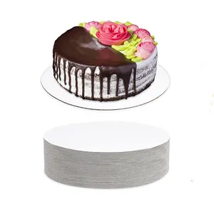 Круглая квадратная прямоугольная доска для торта на заказ толщиной 2 мм, одноразовая подставка для украшения торта, торта