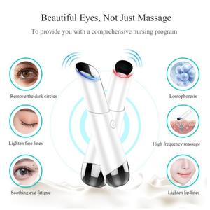 Rechargeable 300mAh Battery Eye Beauty Device Hot Compress <b>Vibration</b> Eye Lift <b>Wand</b> For Dark Circles Puffiness - Product Image 4