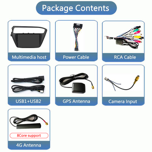 Reproductor Multimedia para Auto con Android Auto, Carplay y Mirror Link, para <span class=keywords><strong>Hyundai</strong></span> <span class=keywords><strong>I20</strong></span> 2018 2019, con Navegación GPS y Conectividad WiFi - Product Image 4