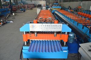 Hiệu quả cao cơ giới màu thép tấm lợp Máy sóng cuộn tạo thành máy cho vật liệu xây dựng - Product Image 6