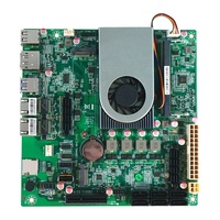 Motherboard N97/10G N150 NAS DDR5 6* SATA3.0 Intel I226 2.5G Mini ITX 17x17CM 2* M.2 untuk Soft Router DIY NAS All in One
