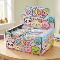 Boîte mystère Squishy – Jouet anti-stress en mousse mignon de dessin animé – Cadeau fantaisie pour fête – 5 à 7 ans – Unisexe
