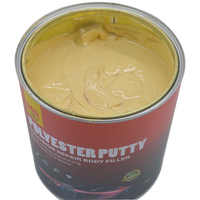Mastic polyester 2K BPO MR Easy Sanding avec durcisseur pour réparation automobile