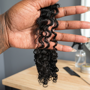 Extensions de cheveux naturels bouclés indiens Remy, ondulations profondes, pointes pleines, double trame machine, commande en gros - Product Image 1