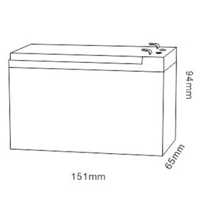 Mhb Ms7.5-12 12V 7.5ah 20hr AGM 슬라 드라이 셀 전동 공구용 밀봉 납산 배터리 - Product Image 2