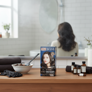 Ryeo Uachae Tinte Temporal para Cabello Gris Estilo Pescado, Color Marrón Natural 5N (120g), Fórmula Nutritiva, Fácil Aplicación - Product Image 3