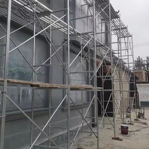 Échelles pliantes, tours d'échafaudage, équipements et systèmes de cadre d'échafaudage pour maçonnerie latérale de mur de cisaillement, pour la construction, à vendre - Product Image 1