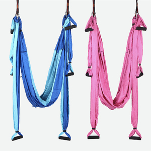<span class=keywords><strong>Hamac</strong></span> de <span class=keywords><strong>yoga</strong></span> aérien en tissu de nylon 210D personnalisé en gros <span class=keywords><strong>avec</strong></span> poignées en mousse support de <span class=keywords><strong>yoga</strong></span> - Product Image 5