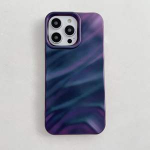 Funda para iPhone 16e, con diseño de ondas brillantes, efecto de agua, protección total y a prueba de golpes, agradable al tacto. - Product Image 3
