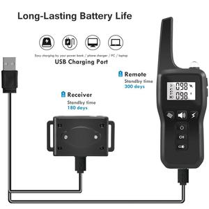 <span class=keywords><strong>Collar</strong></span> de Adiestramiento para Perros Multifunción, Recargable, Impermeable <span class=keywords><strong>IPX7</strong></span>, de Plástico, Antiladridos, con Vibración, Sonido y 1 Año de Duración de la Batería - Product Image 4